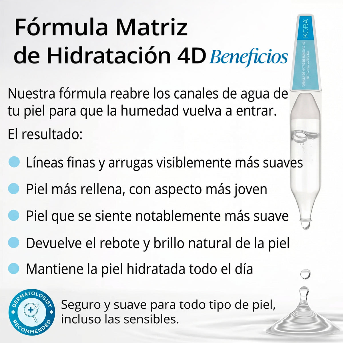 Serum Ultra Hidratante-Reparador con 3% de Ácido Hialurónico