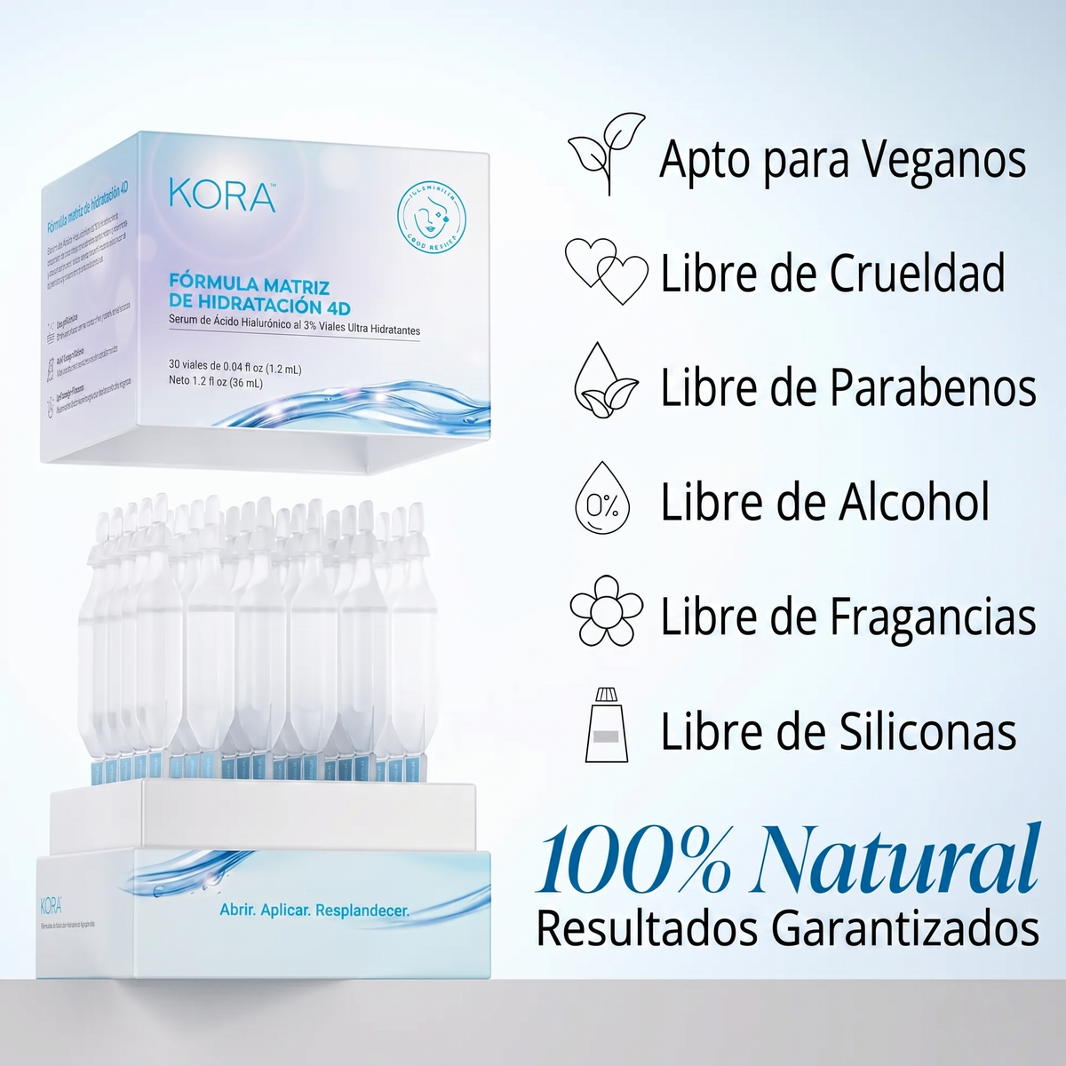 Serum Ultra Hidratante-Reparador con 3% de Ácido Hialurónico