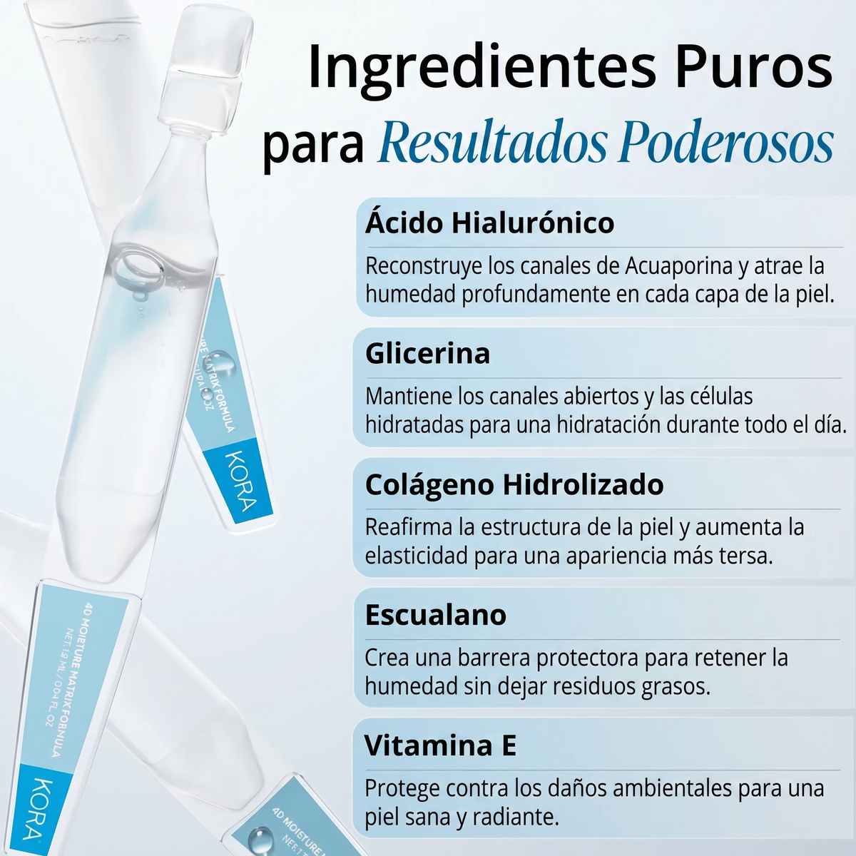 Serum Ultra Hidratante-Reparador con 3% de Ácido Hialurónico