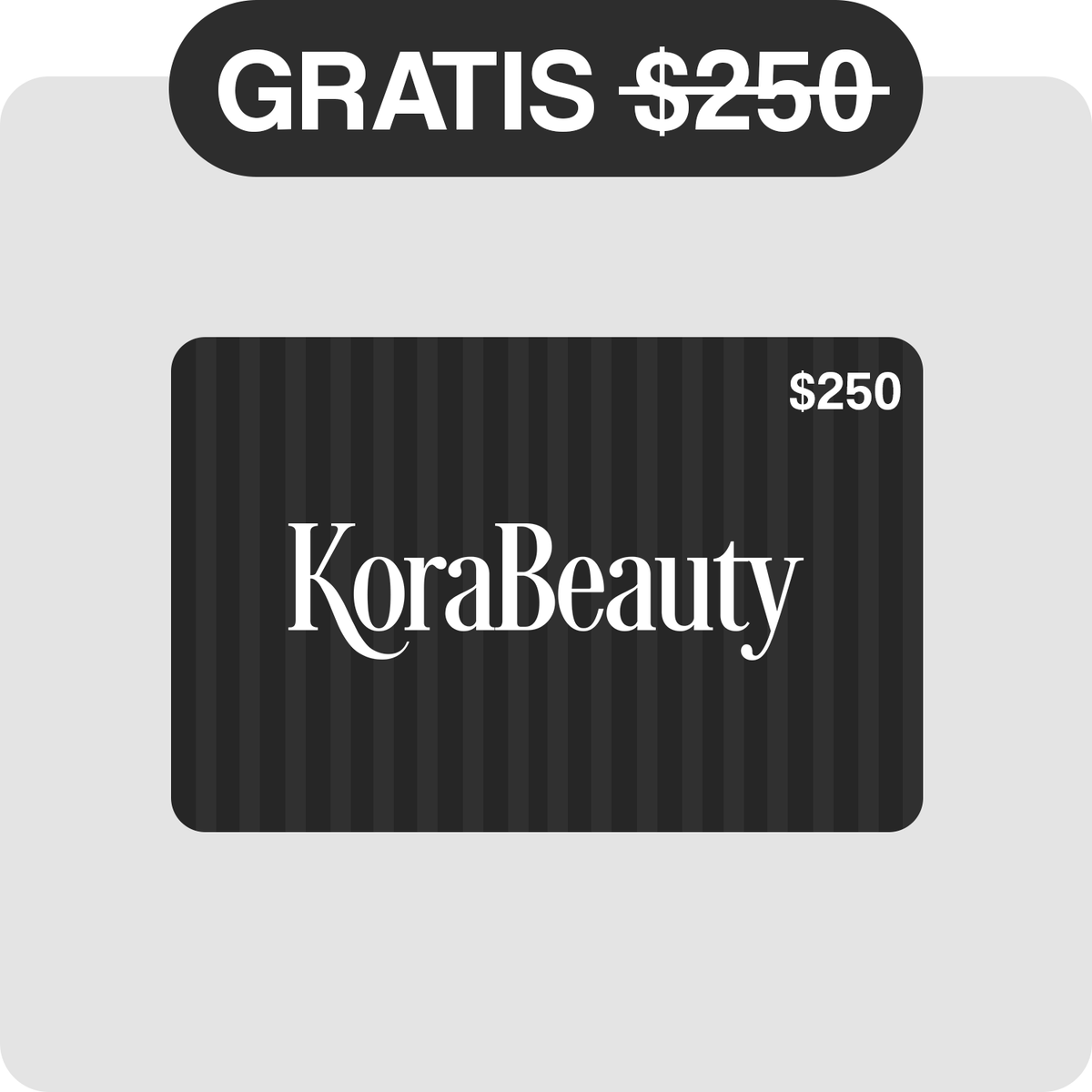 Giftcard $250 MXN