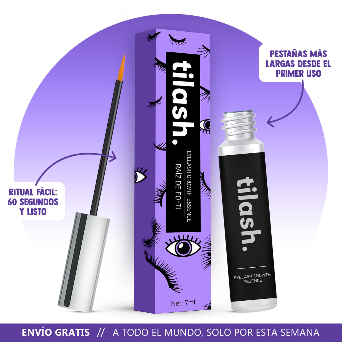 Serum de Pestañas con Fo-Ti